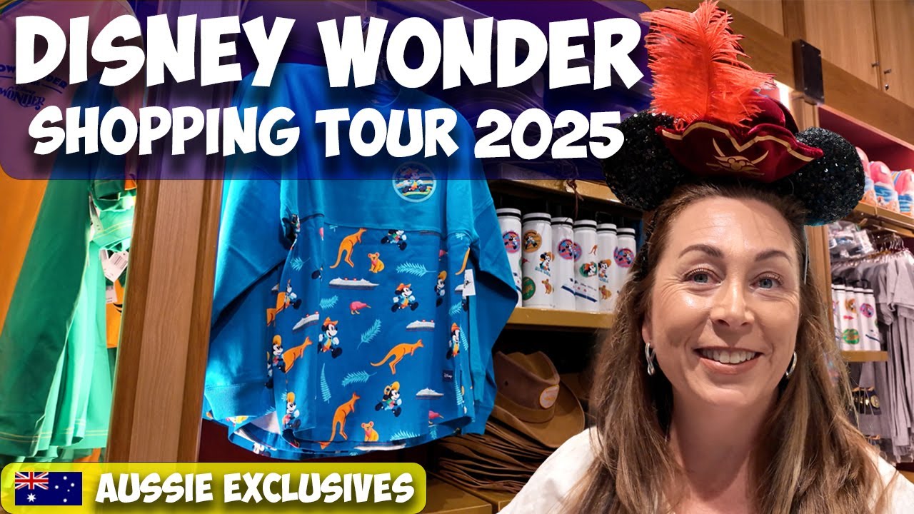 Disney Wonder Cruise Shopping Tour – Rare Merch ONLY in Australia!