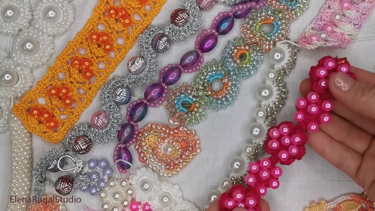 Crochet with Beads Ideas, link below the videos to playlist