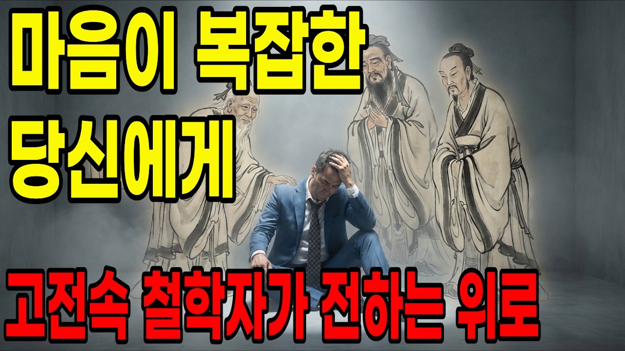 마음이 복잡한 당신에게 바치는 동양 철학의 위로 #고민 #동양철학 #마음챙김 #생각정리 #잠못드는밤