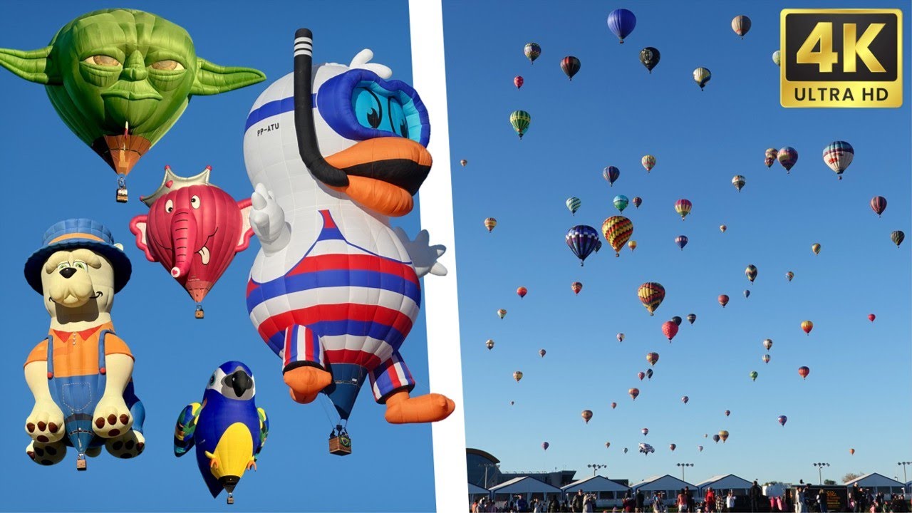 MJ Ballooning | Day 3 Mass Ascension | Albuquerque International Balloon Fiesta 2025 (4K UHD)