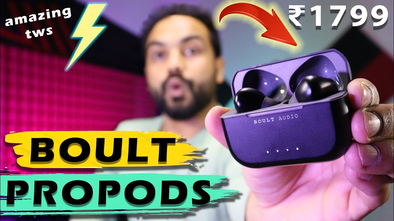 Unboxing Boult Audio Propods & Review/ Best Under ₹1799/ Low Latency & Noise Cancellation ⚡
