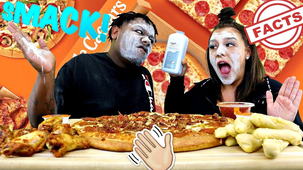 SMACK OR FACTS👋✅ Little Caesars🍕 Mukbang