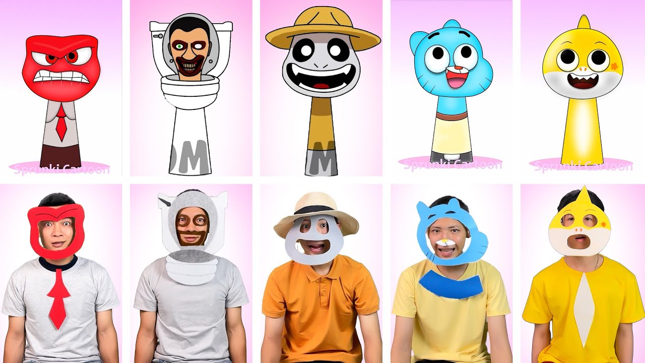 ❤️ Sprunki 4 Phase 4 OC Baby Shark Incredibox in Real life.❤️ #sprunki #incredibox #sprunkioc