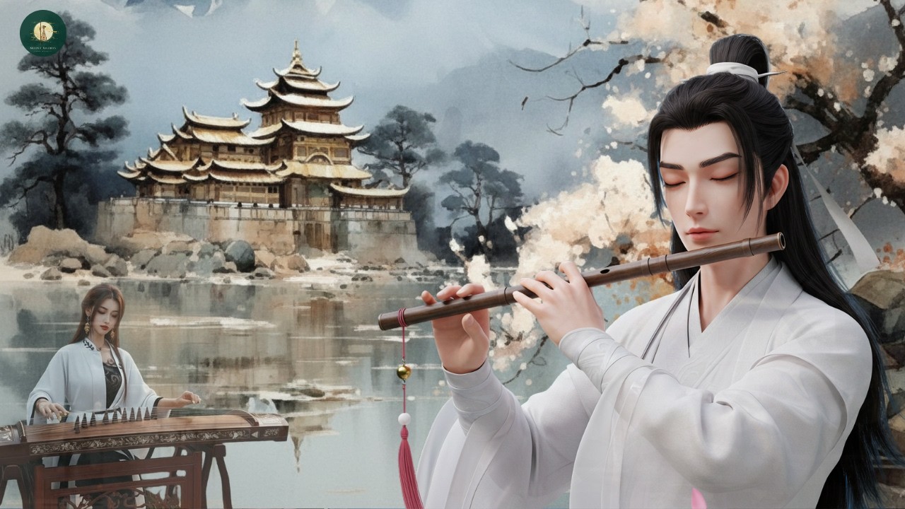 Chinese Zen music: Bamboo flute, Erhu & Guzheng | Relaxing Music @MoonlitMelodies-68s