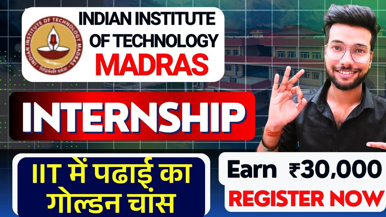 ✨DATA SCIENCE & AI  IIT Madras Summer  Internship 2025 IITM Summer Internship Registration Opens
