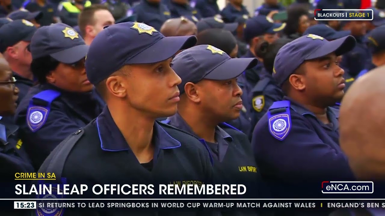 Crime in SA | Slain LEAP officers remembered