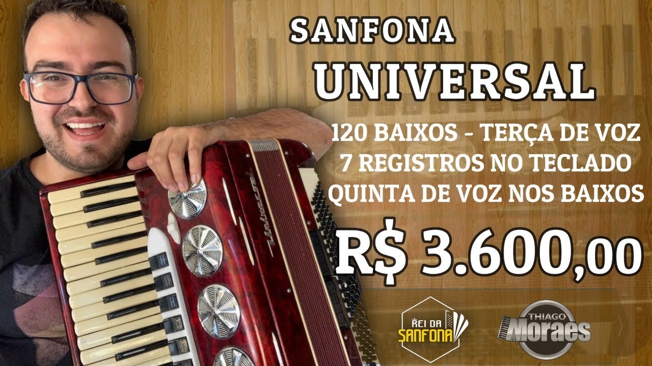Vendida - Universal 120 baixos - R$ 3600 - 32 99936-0003