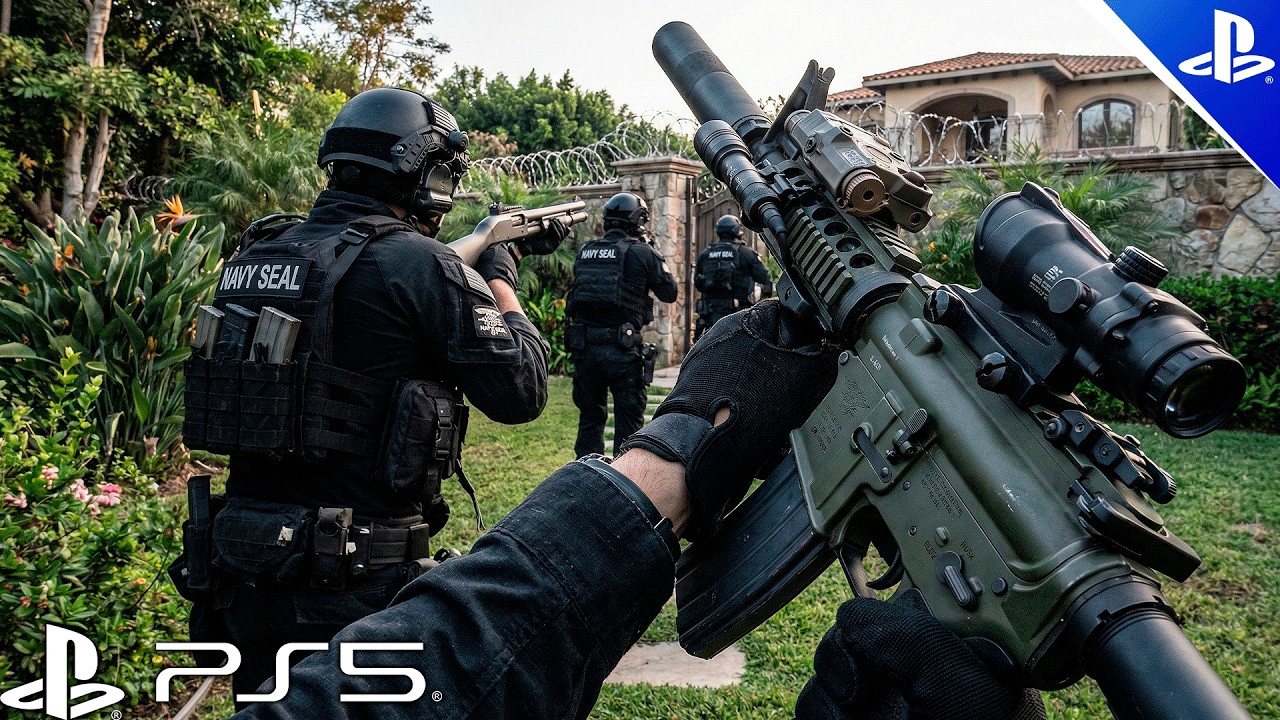 THE CARTEL LEADER'S HOUSE, RAID AND CAPTURE | Realistic Gameplay Call of Duty PS5