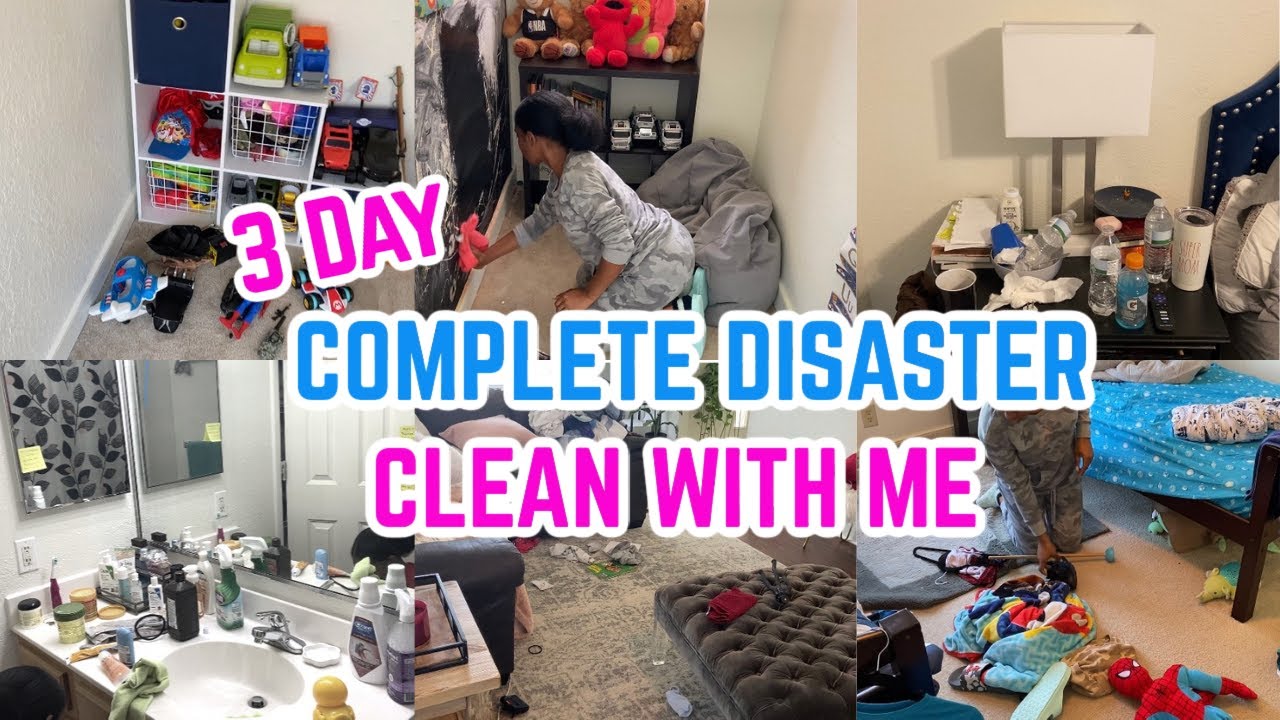 *MEGA* 3 DAY COMPLETE DISASTER CLEAN WITH ME | DEEP CLEANING | GIVEAWAY *CLOSED*