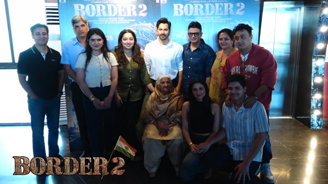 Border 2 | Varun Dhawan With Family Of Late PVC Hoshiar Singh Dahiya,His Wife & Son Colonel Sushil K