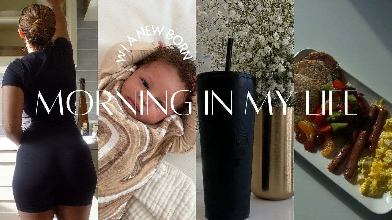 REALISTIC MORNING IN MY LIFE W/ A NEWBORN| MORNING ROUTINE MCKENNAWALKER
