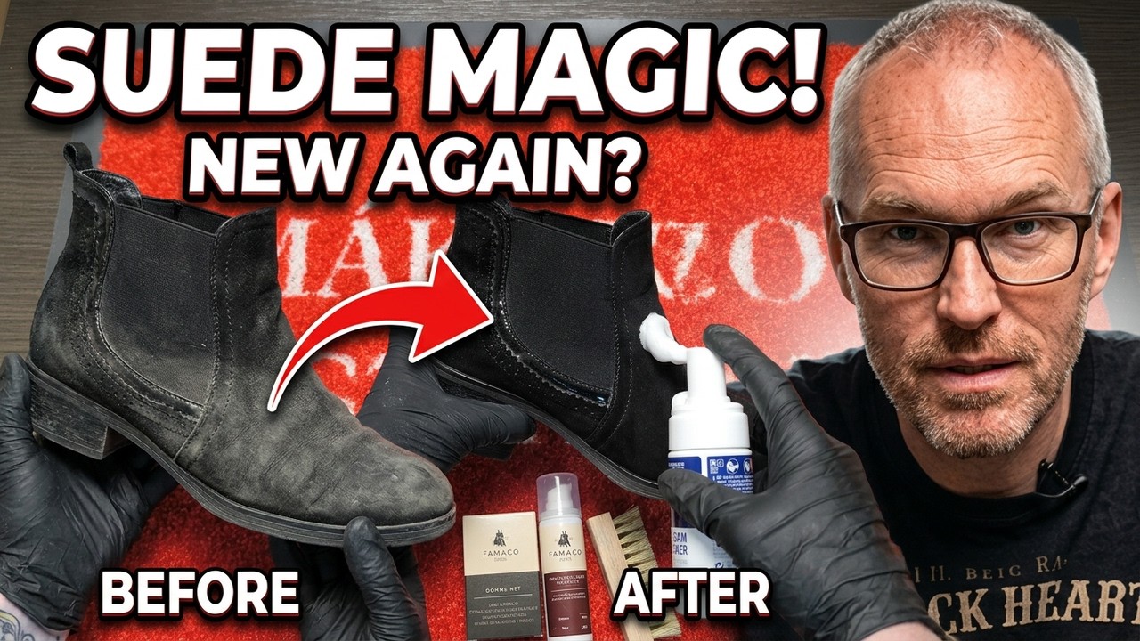 How to clean suede shoes? Tips for #restoration 👢💥