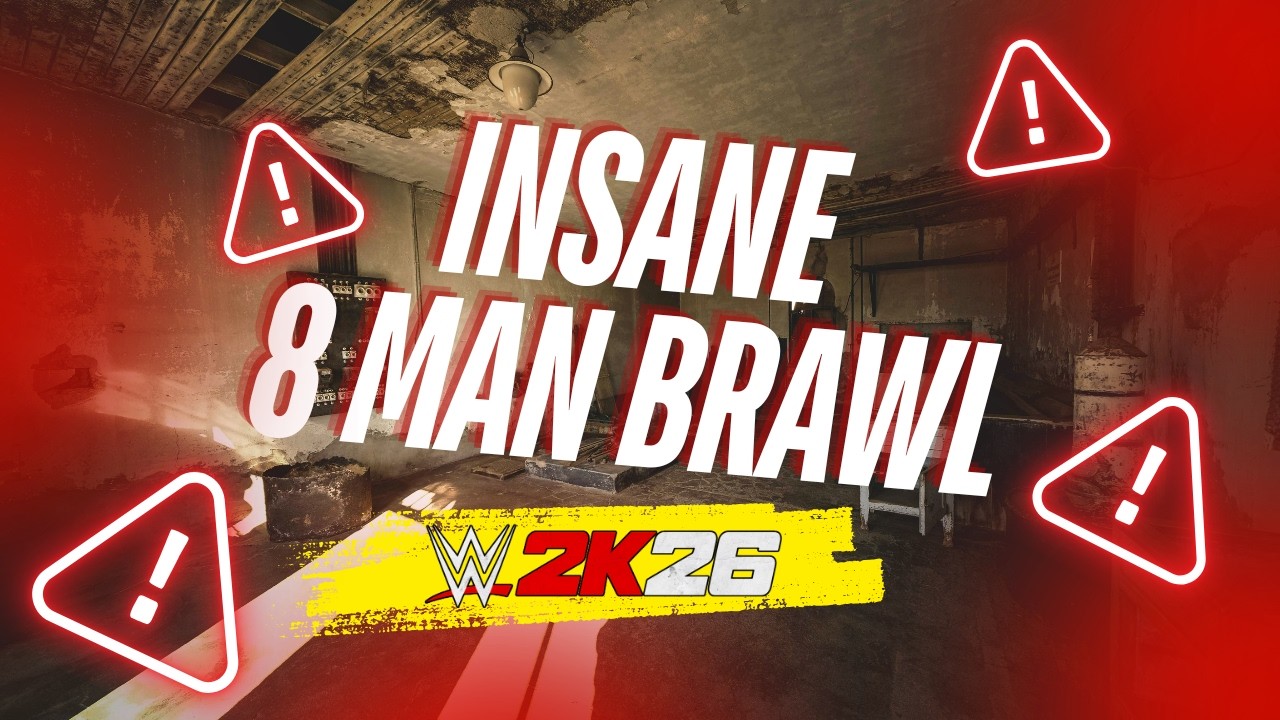 WWE 2K26 Epic 8 Man Backstage Brawl