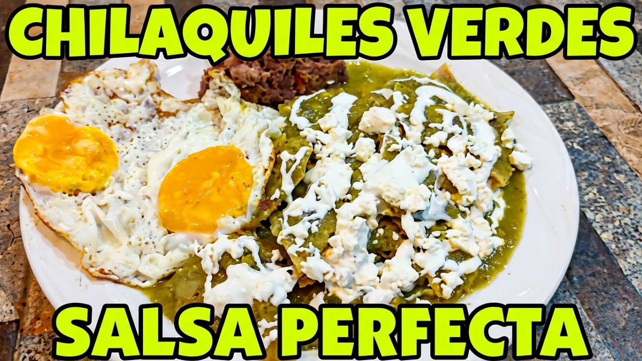 Como hacer chilaquiles verdes | Tip para que la salsa NO TE QUEDE ACIDA | Especial de chilaquiles #3