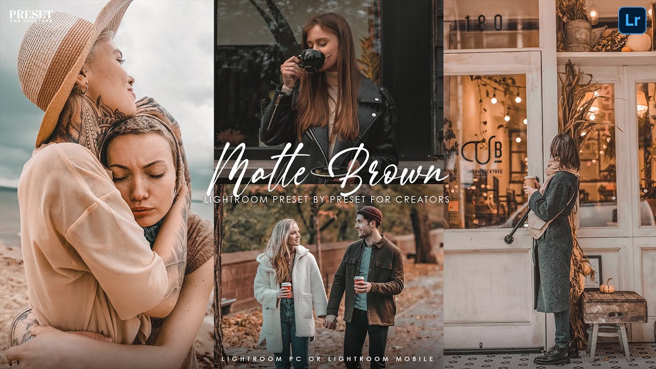 Matte Brown Preset for Lightroom | Free DNG File | Preset for Creators