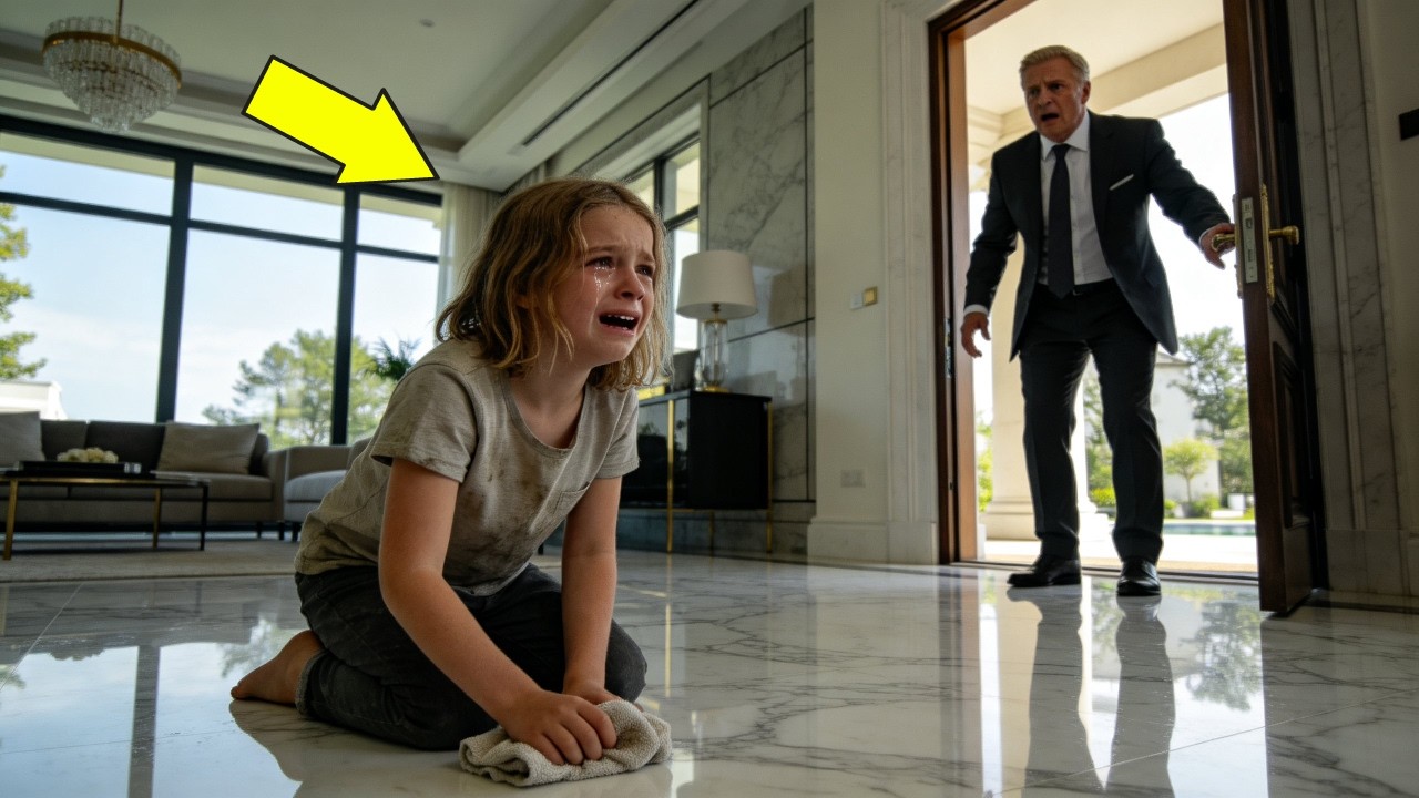 Als Der Millionär Das Weinende Bettelmädchen In Seiner Villa Sieht, Verändert Sich Alles!