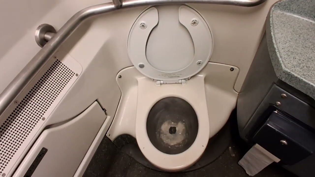 MTA Long Island Railroad M7 restroom 