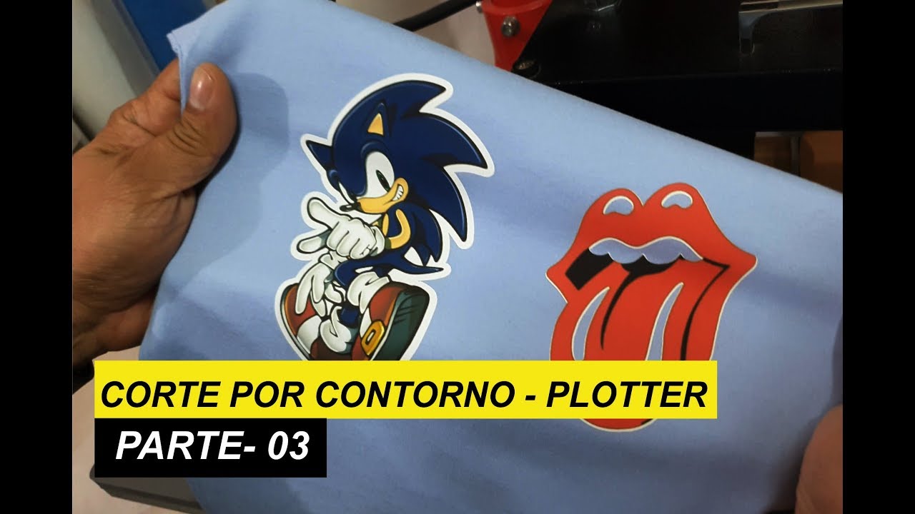 Corte por Contorno con PLOTTER CORTE , Teneth TH440L - Parte 03