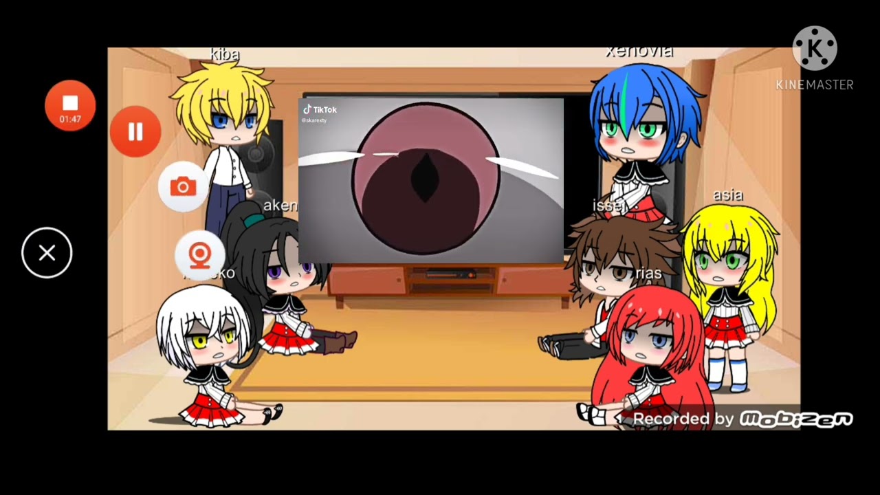 high school dxd react to naruto