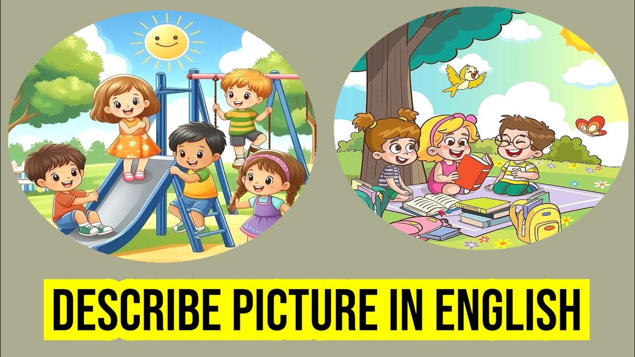 Describe the picture in ENGLISH | Picture Description for Beginners ⭐✨