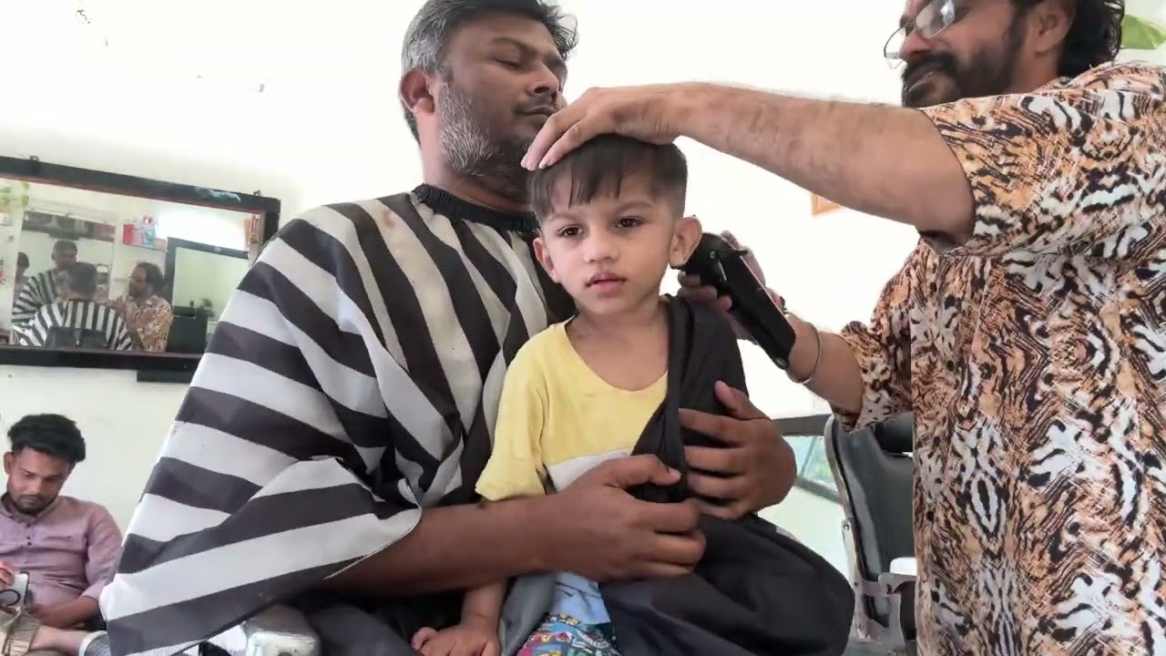 Advik 3rd Hair cut
