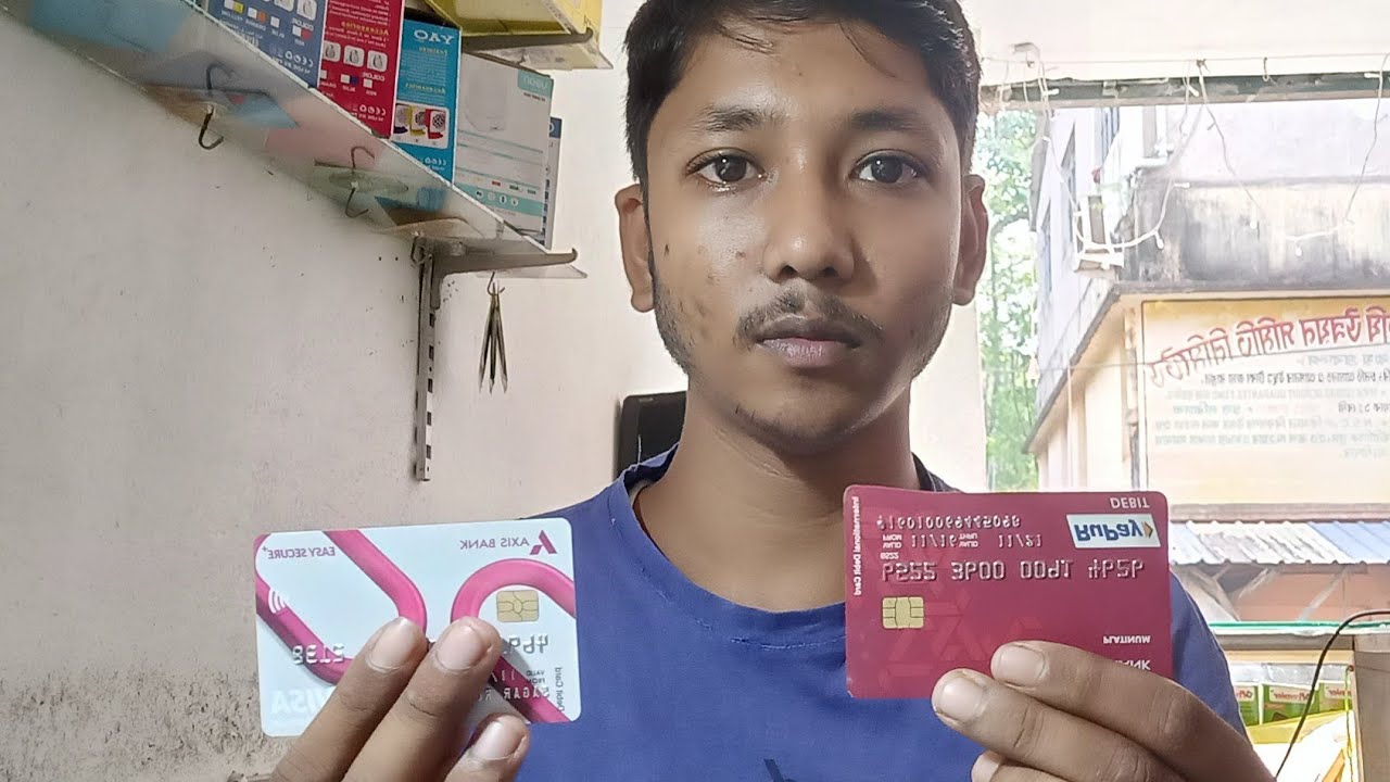 🏦 Axis Bank/EASY SECURE+ debit card unboxing review.#AxisBank