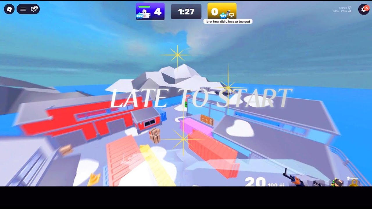 LATE TO START | Roblox Rivals Montage #rivals #montage