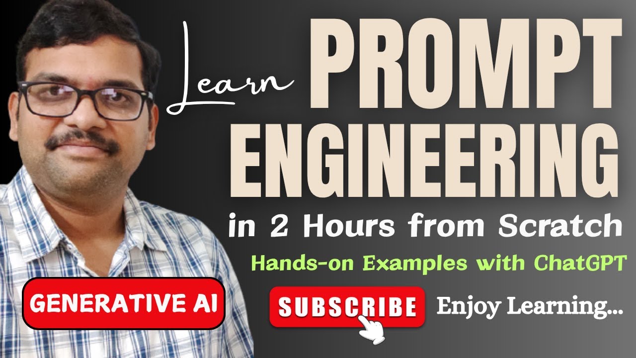 Learn Prompt Engineering in 2 Hours in Simple Way | Hands-on examples with ChatGPT | Generative AI