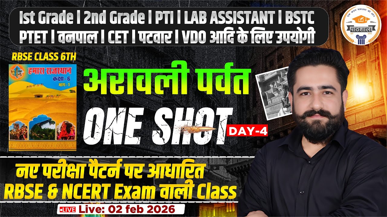 Rajasthan Geography Complete Class | अरावली पर्वत | Lab Assistant PTI BSTC CET 2026 By Ram Sir
