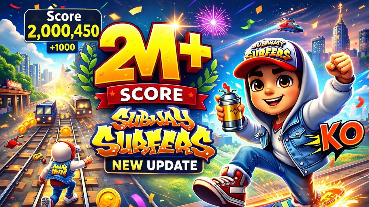 2M+ SCORE 😱 Subway Surfers New Update LIVE 🔥 | Insane Run! #shortsfeed ##shortslive #subwaysurfer