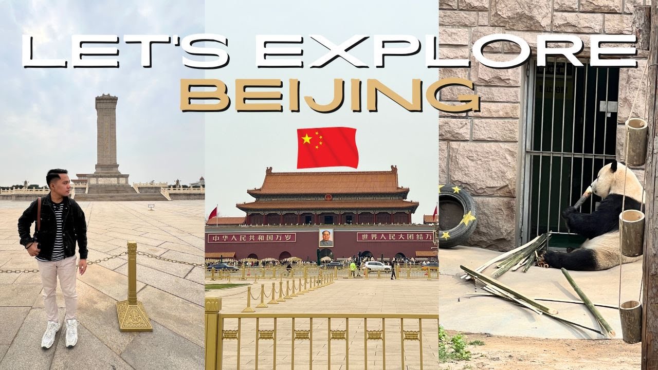 China Vlog 2024: Exploring Tiananmen Square & Beijing Zoo 🇨🇳 | STEVENTRAVELSPH