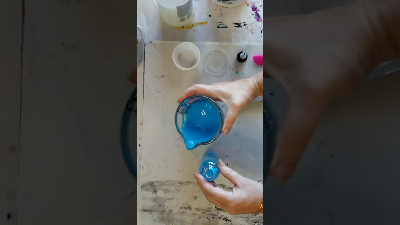 How I Mix Primary Elements & Pigment Powders for Paint Pouring & Fluid Art Finishes at 12min. 2022
