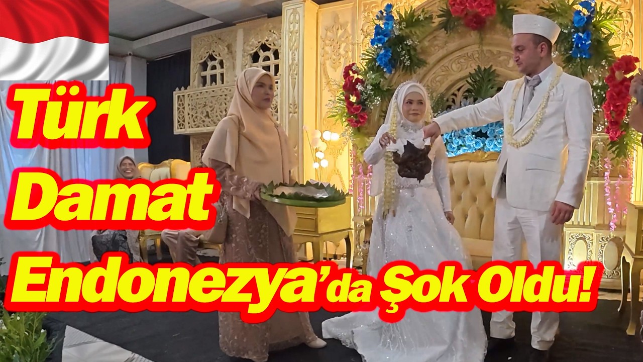 T&uuml;rk Damat Endonezya&rsquo;da Şok Oldu!-İki K&uuml;lt&uuml;r&uuml;n Efsane Buluşması!#endonezya #nikah #wedding 