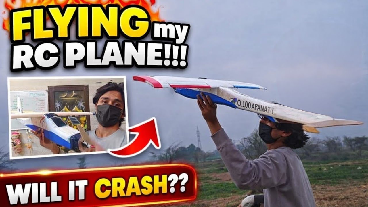 Finally Flying My Home made RC Plane 😱✈️ | First Test Flight | UAV