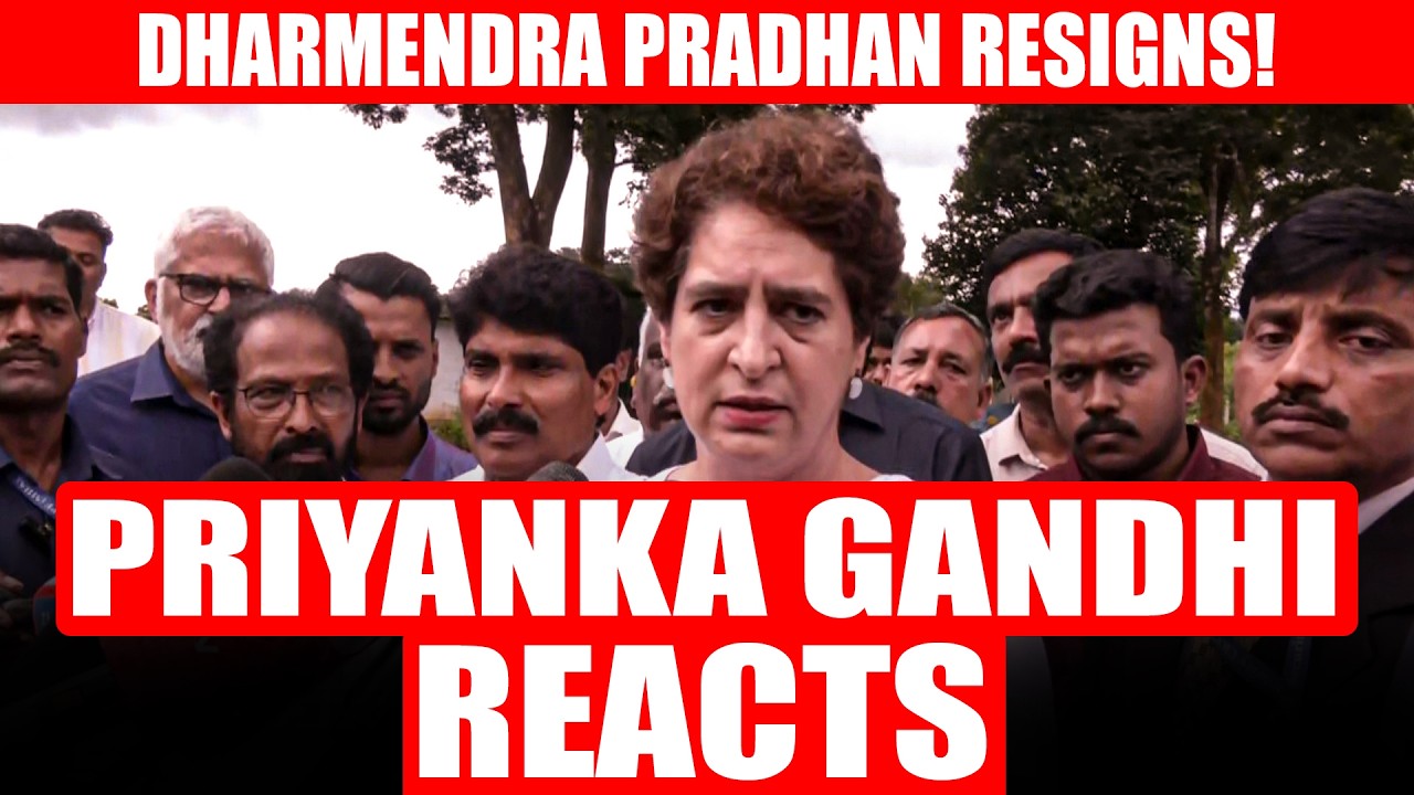 BREAKING LIVE: Priyanka Gandhi reacts to Dharmendra Pradhan resignation I CJP I Abhijeet Dipke