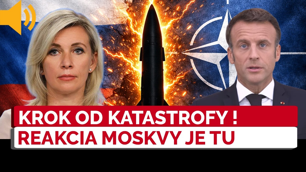 Ostrá reakcia Kremľa na Macrona: Zacharovová mimoriadne o rozširovaní francúzskeho arzenálu