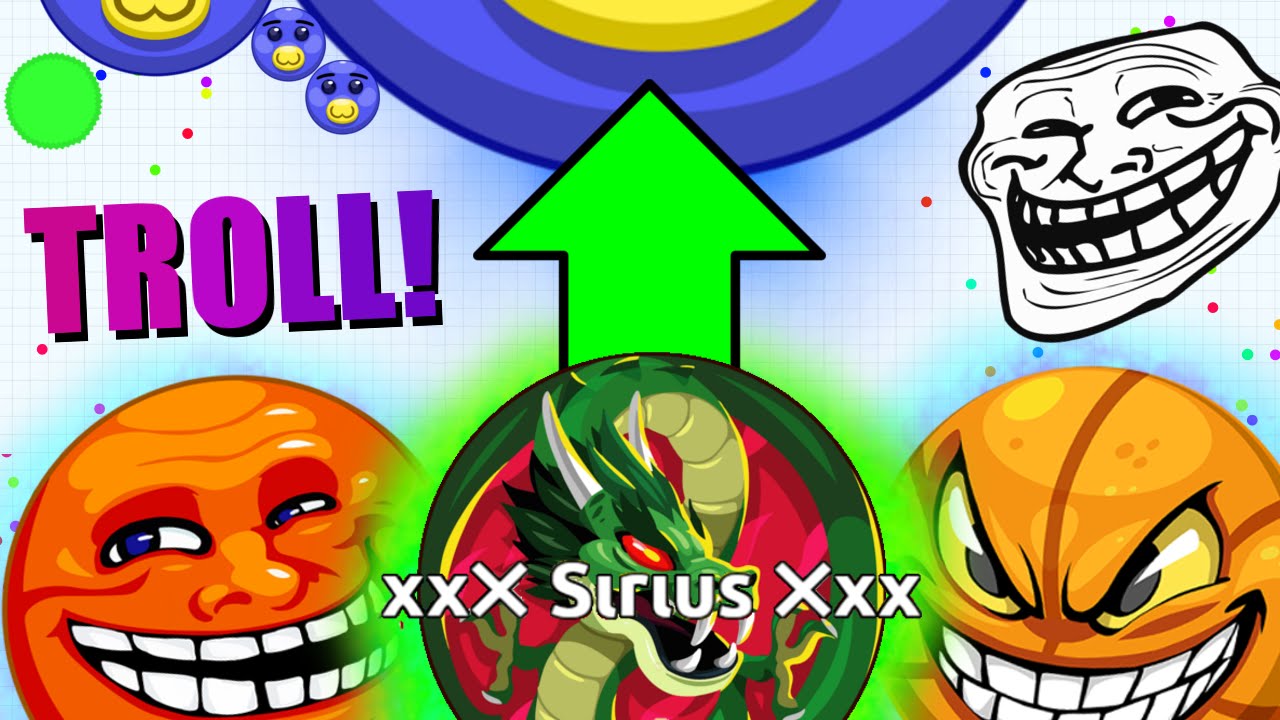 LEGENDARY TROLLING NOOBS IN AGARIO (Agar.io)