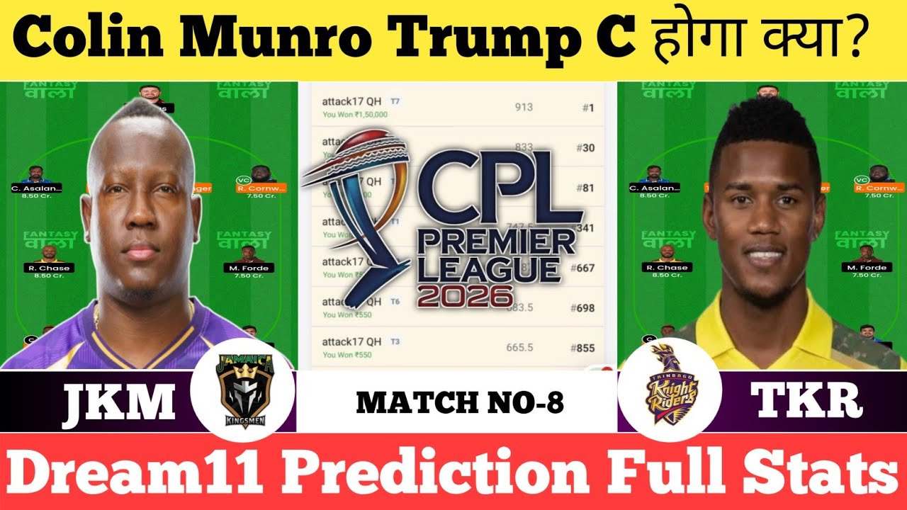 JKM vs TKR | JKM vs TKR Dream11 Prediction | JKM vs TKR Prediction | JKM vs TKR Match Prediction | 