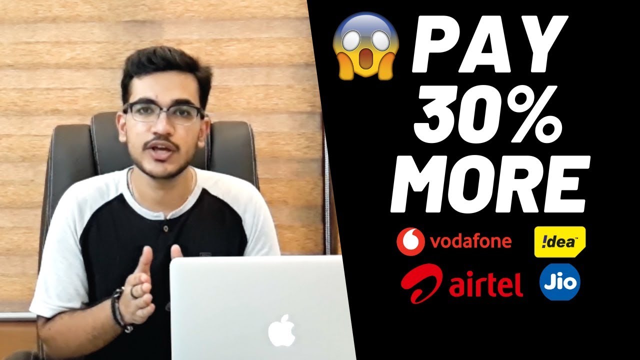 TARIFF HIKE 😳for Airtel, Jio, Vodafone Idea | How Much Will Voice and Data Plans Cost?