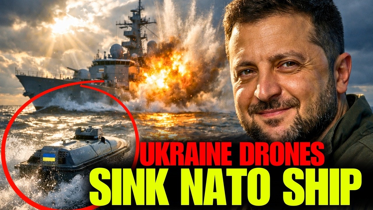 Украина шокировала НАТО &mdash; украинские беспилотники потопили военный корабль в ходе военных учений ...