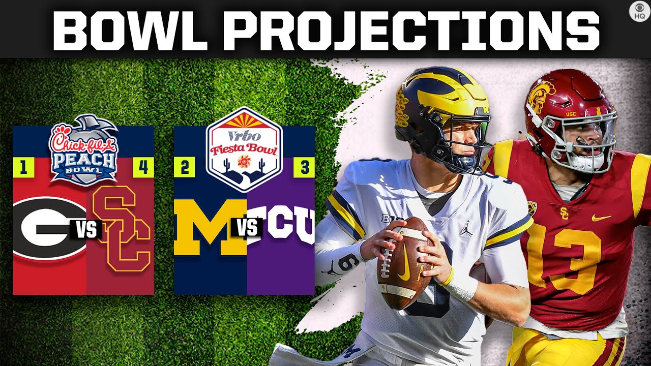 LATEST College Football Bowl Projections: Peach Bowl, Fiesta Bowl + MORE | CBS Sports HQ
