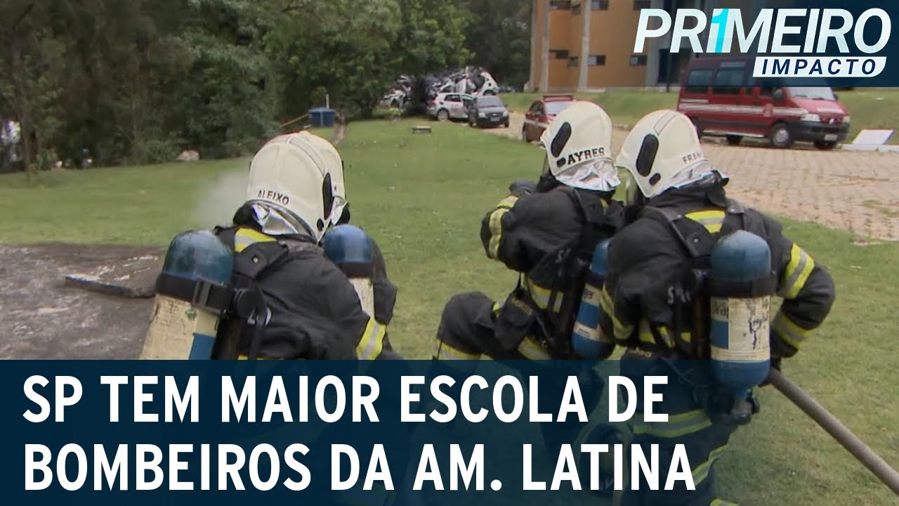 Bombeiros de SP são preparados na maior academia da América Latina | Primeiro Impacto (14/12/21)