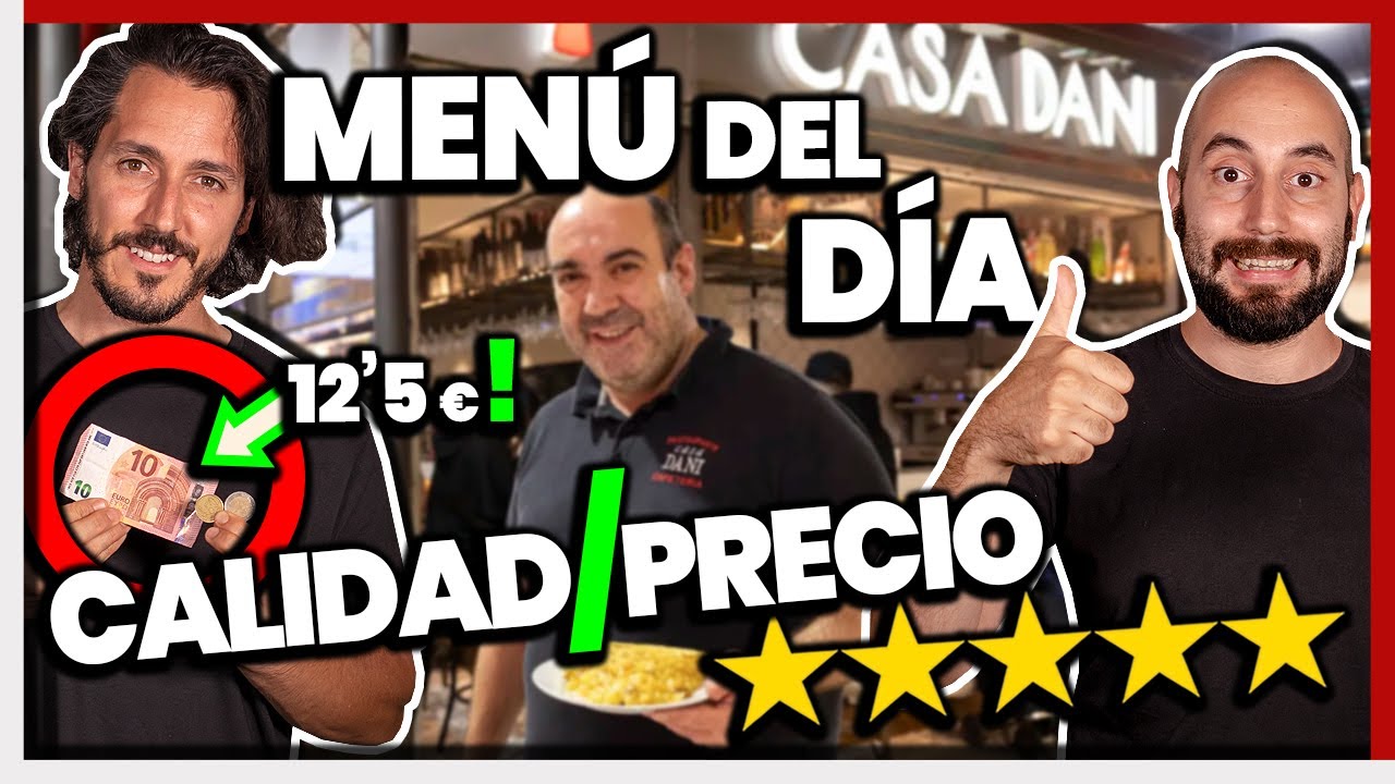 El MEJOR MEN&Uacute; del D&Iacute;A de MADRID *CALIDAD y PRECIO* Comida Casera 100% 🇪🇸🥘🏅
