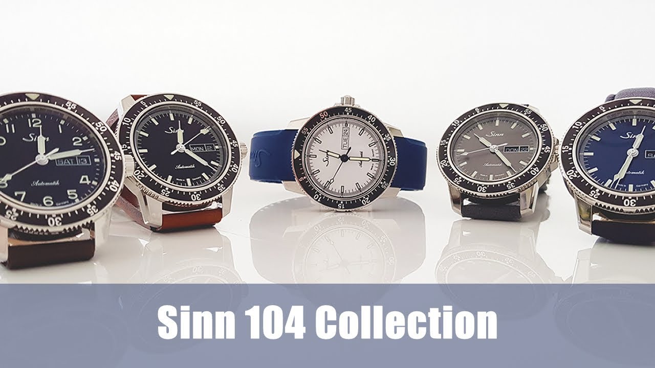 Sinn 104 Collection - 5 Premium watches by Sinn