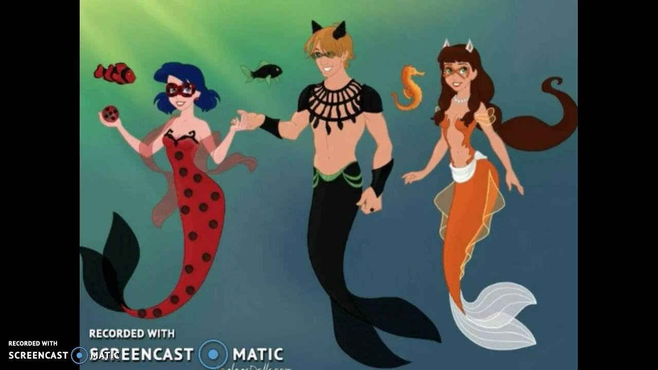 Ladybug and Chat Noir Mermaid Comics ''Faded''