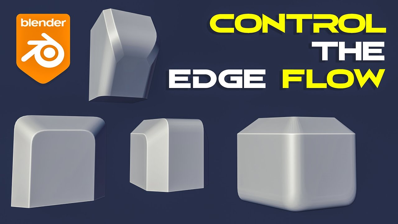 Importance of EDGE FLOW in scifi design - Blender tutorial