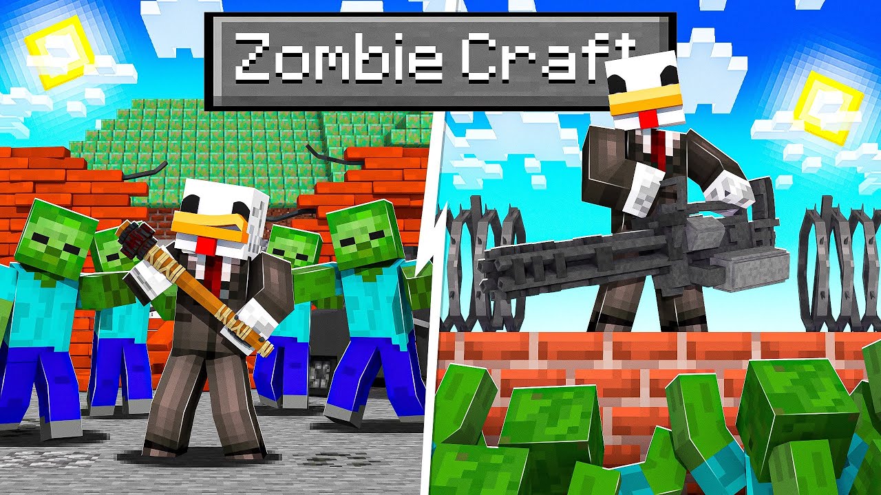 100 GIORNI IN UN'APOCALISSE ZOMBIE SU MINECRAFT - Zombie Craft