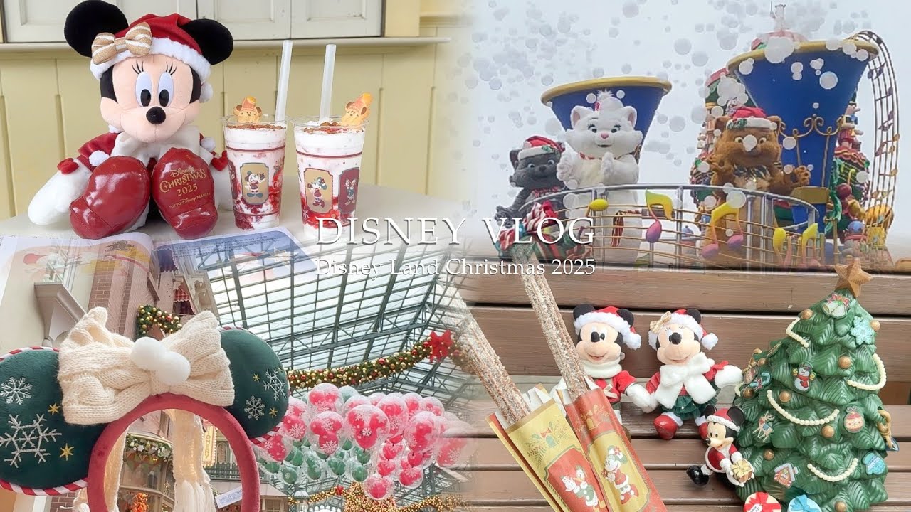 ［Disney vlog］クリスマスのディズニーランドでパレードと装飾巡りした1日🎅🏻🤎 | トイズ・ワンダラス・クリスマス！