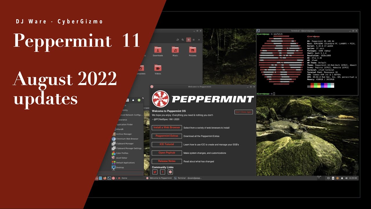 PepperMint OS 11 August 2022