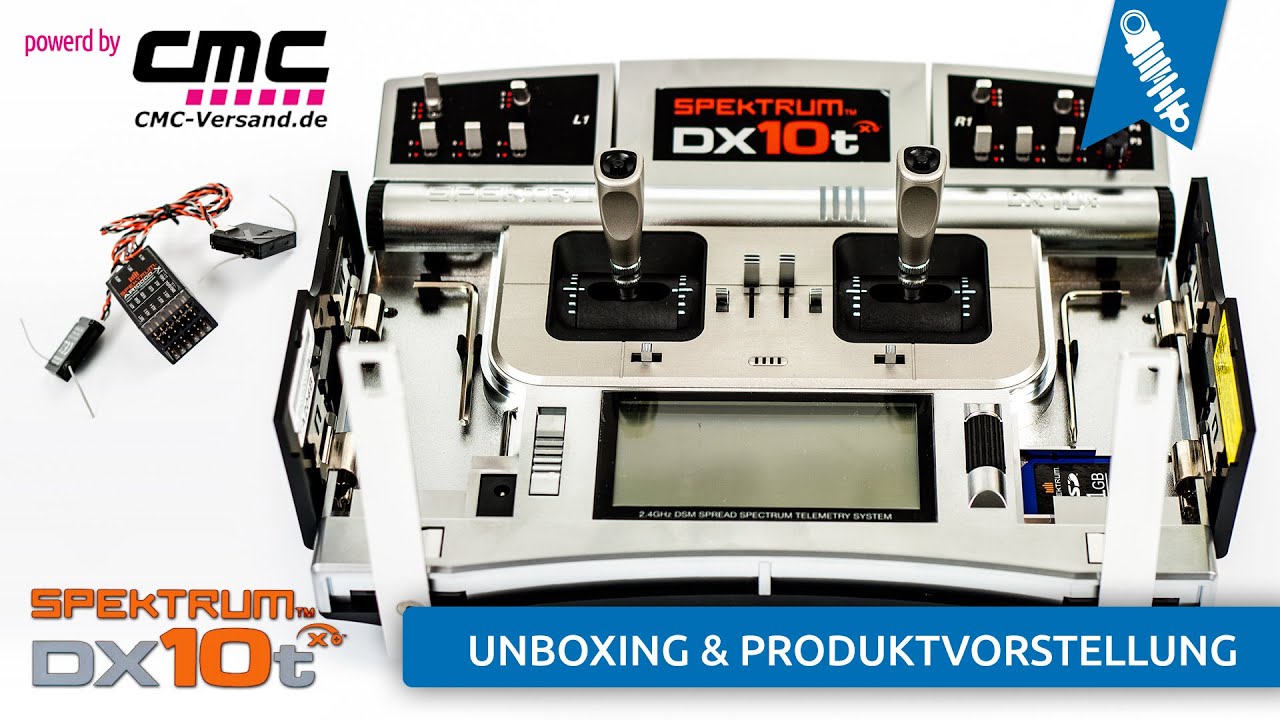 Spektrum DX10t Unboxing & Produktvorstellung (Deutsch/HD)